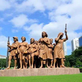 estátuas da Turma da Mônica